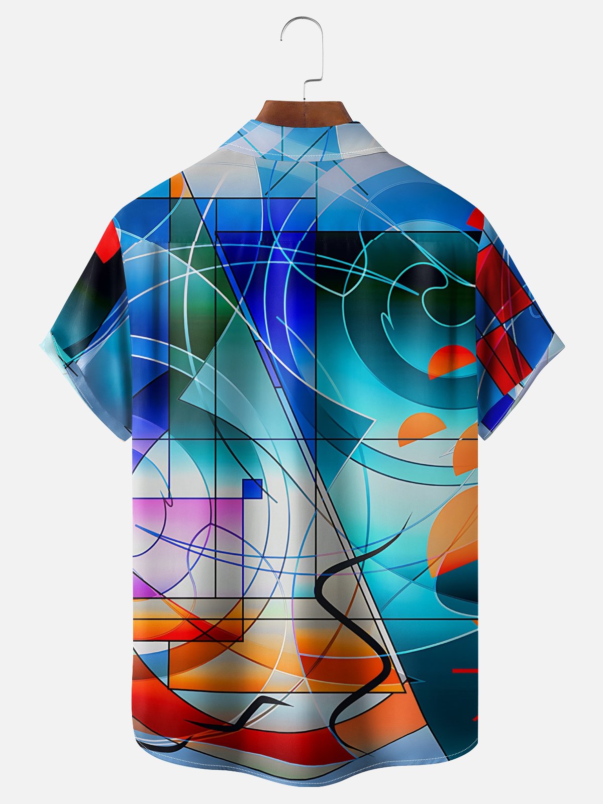 Hardaddy x Clemens Niewoehner Moisture-wicking Abstract Painting Art Chest Pocket Casual Shirt