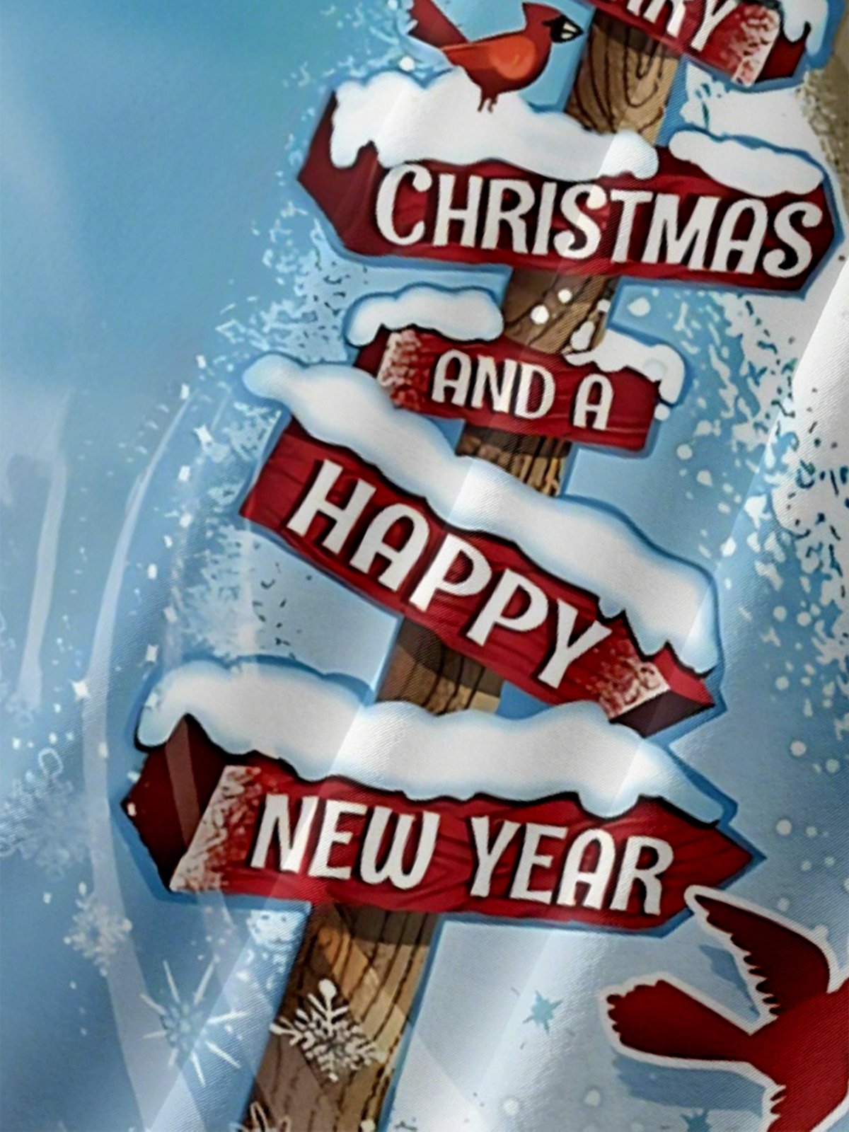 Moisture Wicking Merry Christmas Camping Party Chest Pocket Hawaiian Shirt