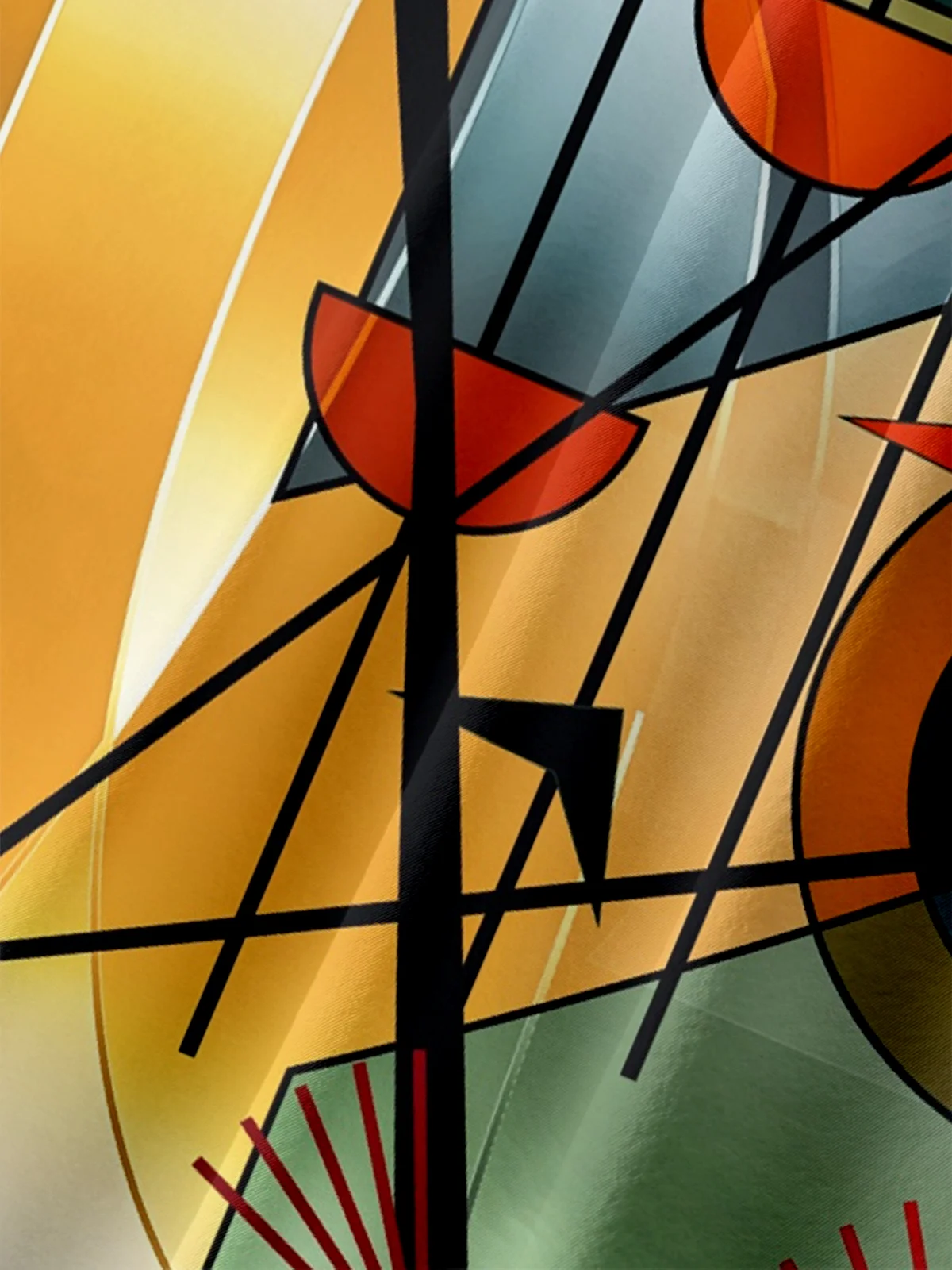 Hardaddy X Clemens Niewoehner Moisture-wicking Geomatric Chest Pocket Casual Shirt