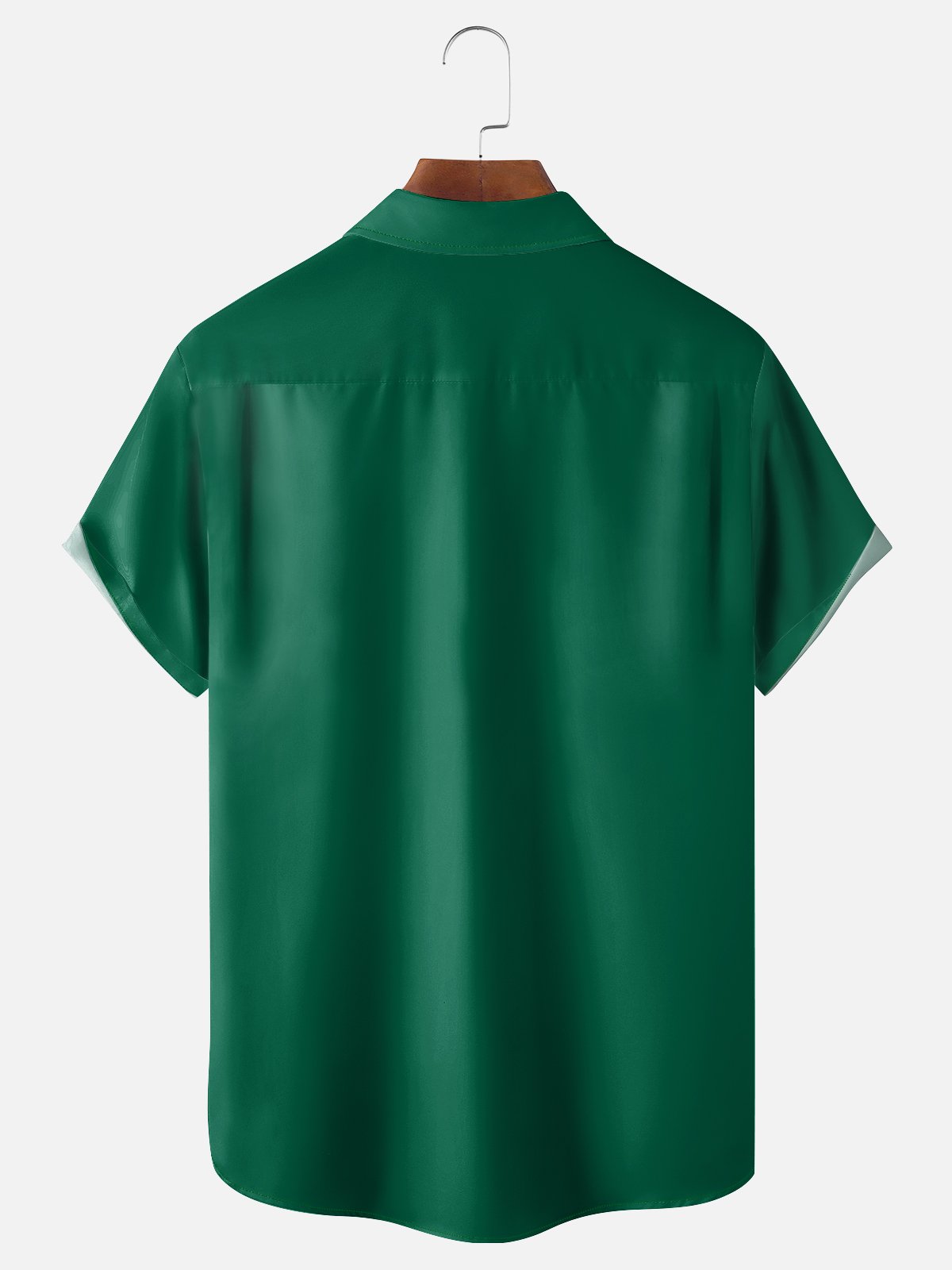 Moisture-wicking Christmas Snowman Chest Pocket Casual Shirt