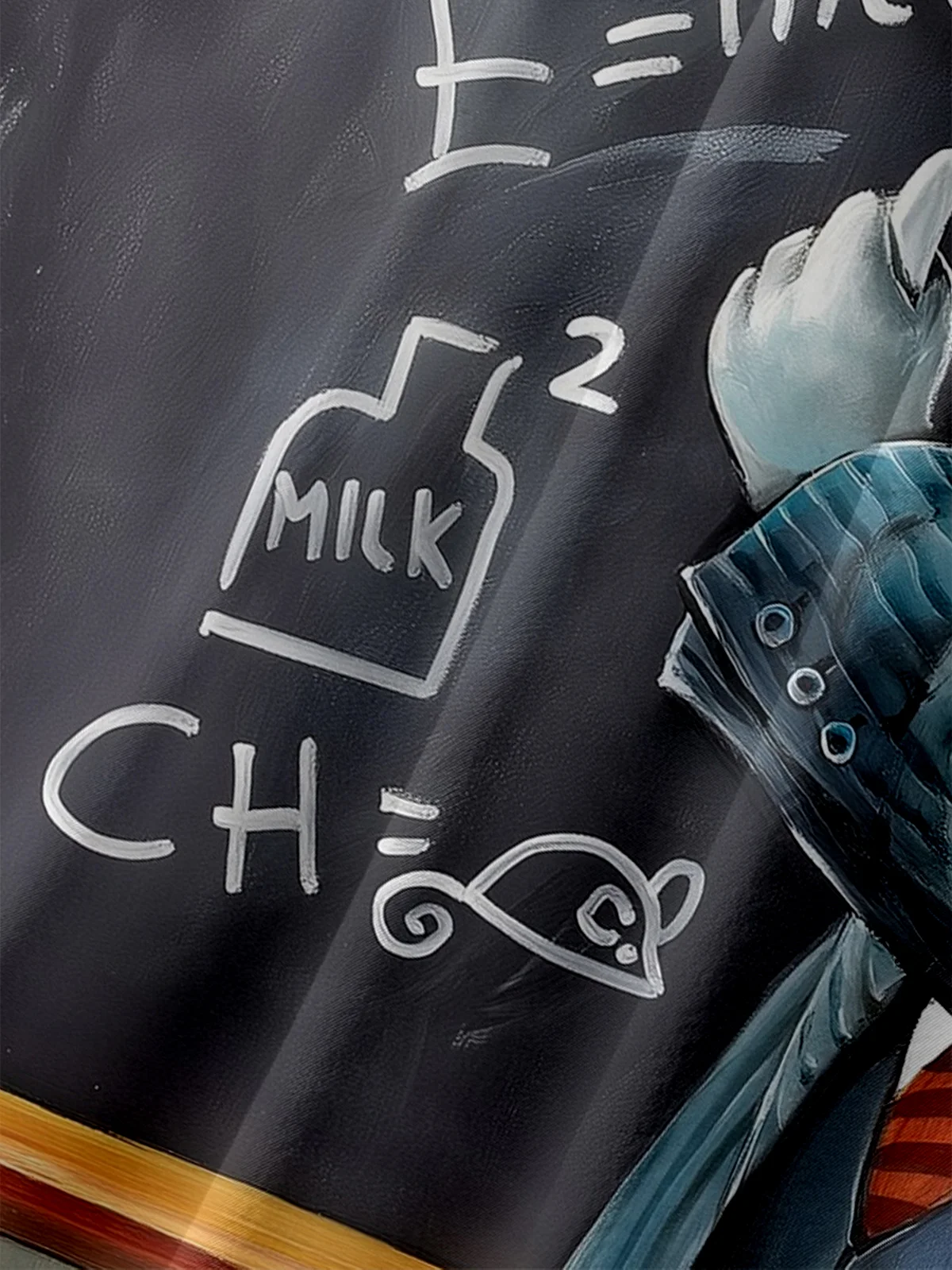 Moisture-wicking Cat Academic Funny Chest Pocket Casual Shirt