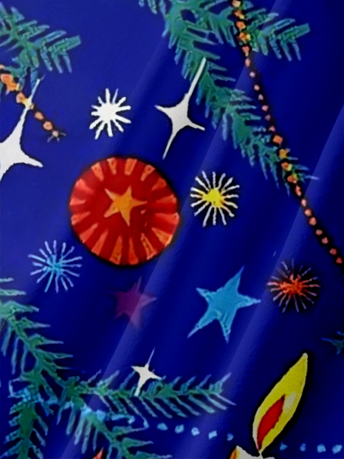 Moisture Wicking Merry Christmas and Happy New Year Chest Pocket Hawaiian Shirt