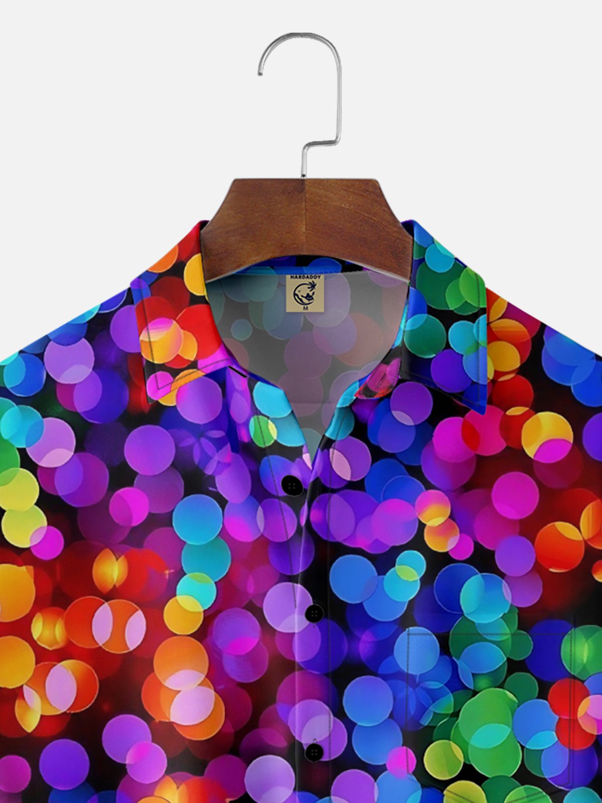 Moisture Wicking Merry Christmas Lantern Santa Chest Pocket Hawaiian Shirt