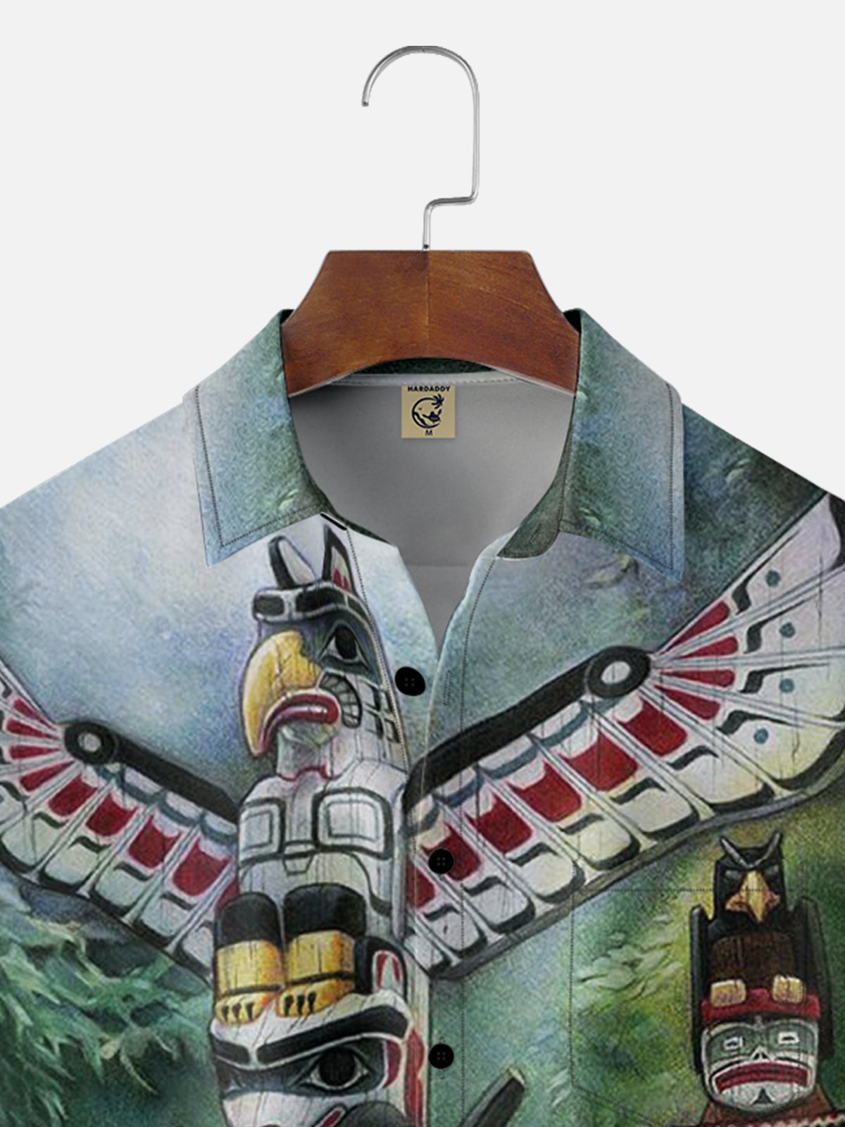 Moisture-wicking Canada Pacific Totem Classic Art Chest Pocket Casual Shirt