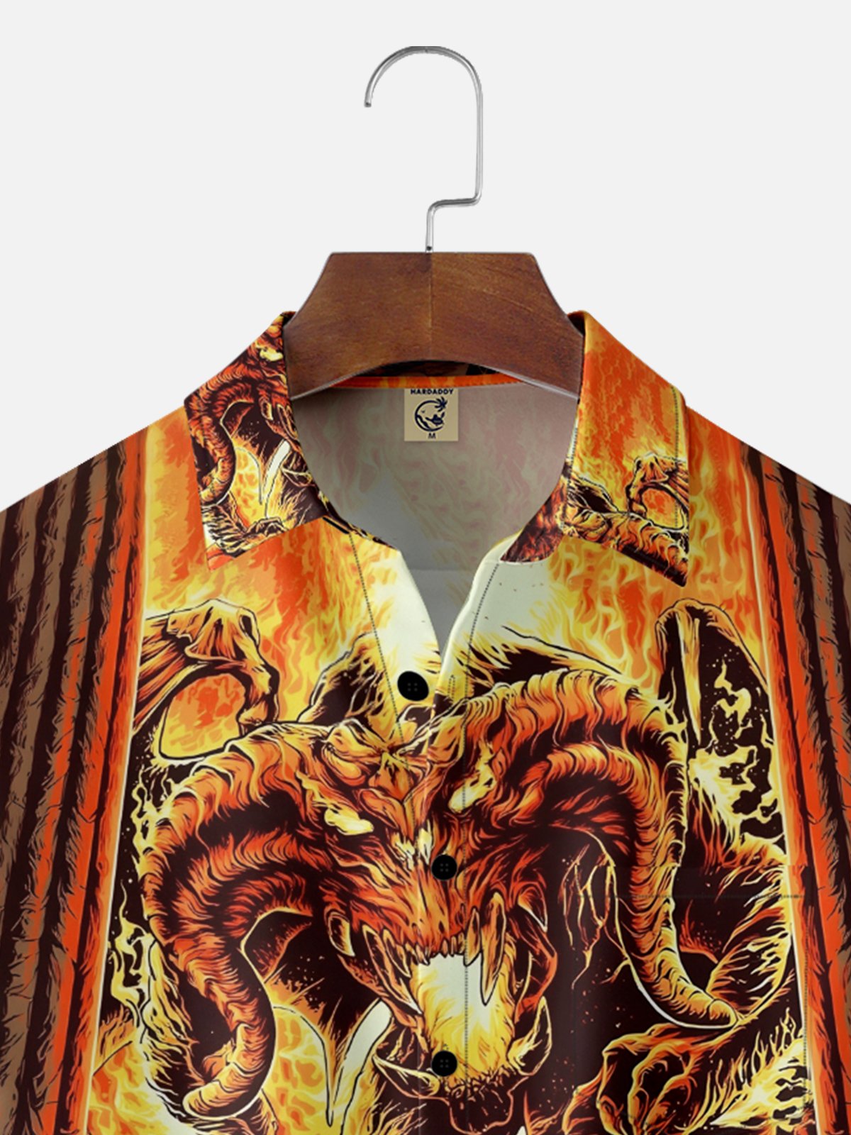 Moisture-wicking Fantasy Dragon Wizard Magic Chest Pocket Casual Shirt