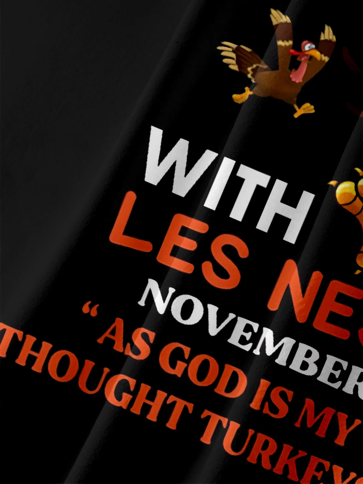 Moisture Wicking Thanksgiving Fun Turkey Chest Pocket Hawaiian Shirt