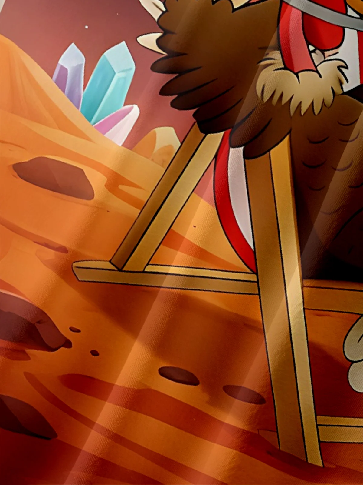 Moisture Wicking Thanksgiving Fun Turkey Cosmic Planet Chest Pocket Hawaiian Shirt