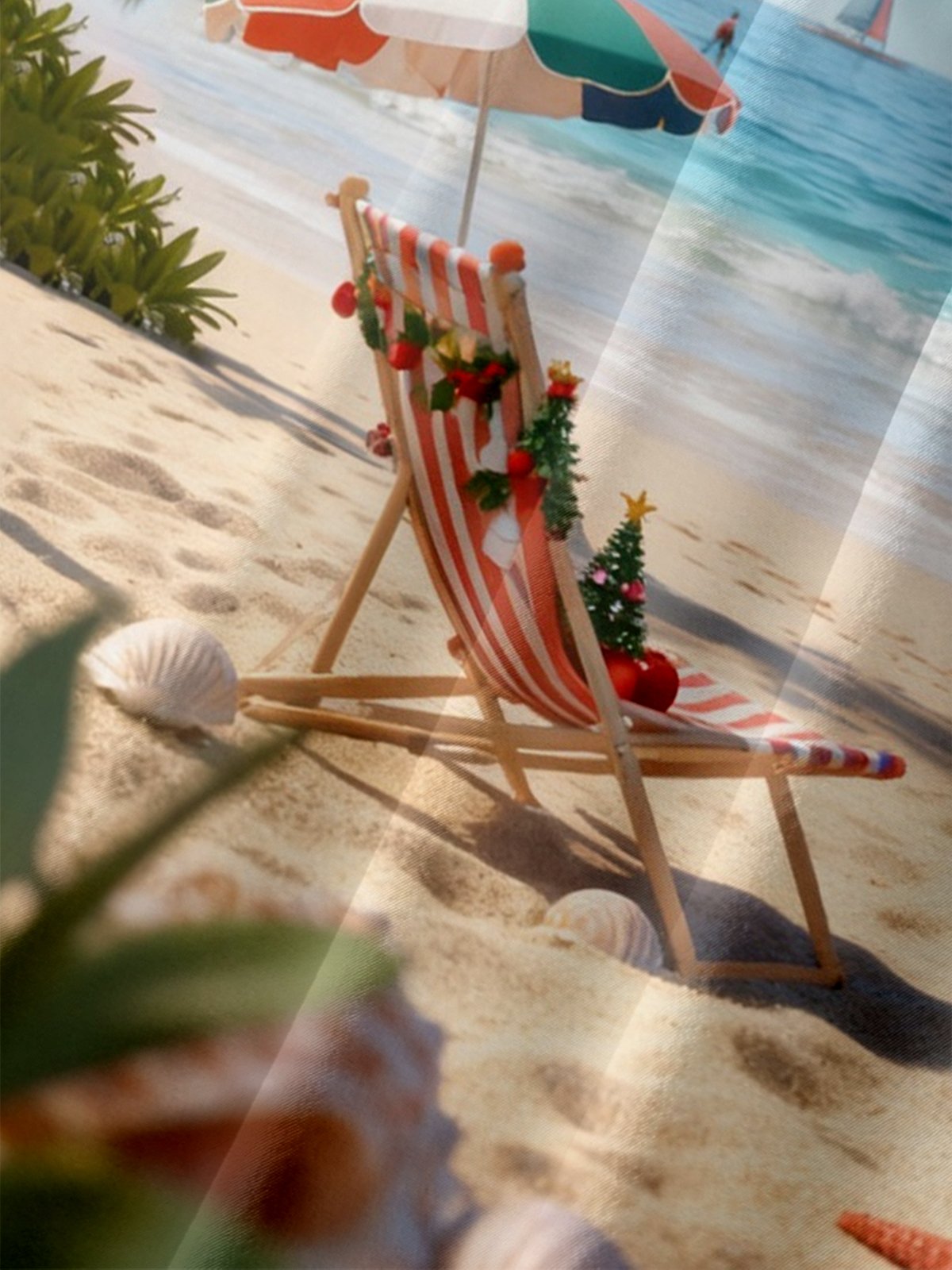 Moisture Wicking Christmas Fun Ugly Santa Claus Chest Pocket Hawaiian Shirt