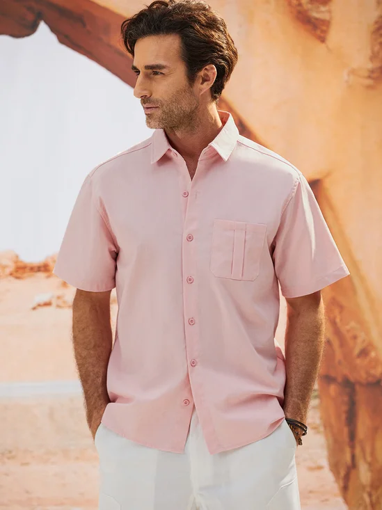 Hardaddy Cotton Beer Phone Pocket Outdoor Shirt