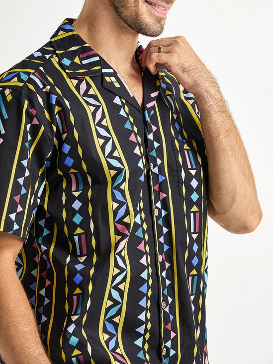 Hardaddy® Cotton Geomatric Resort Shirt