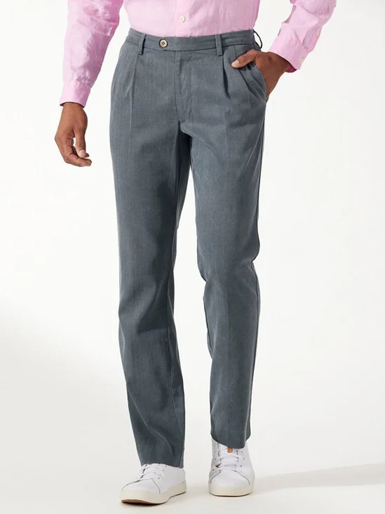 Hardaddy Plain Relaxed Flat-front Pants