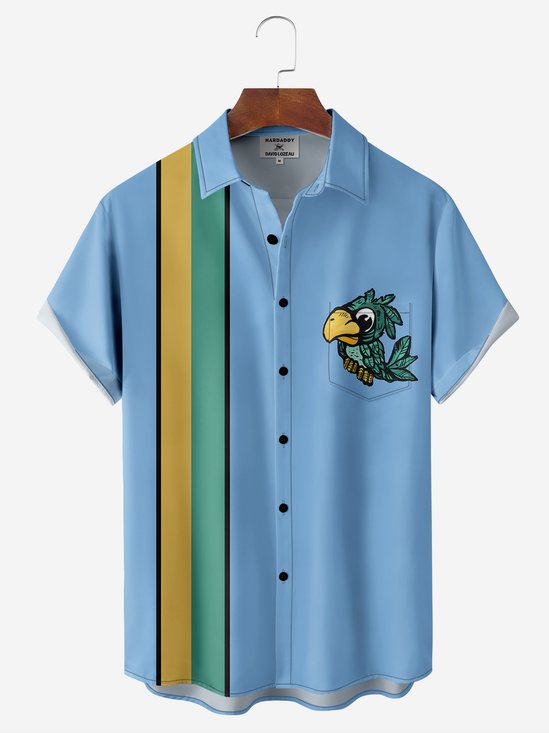 Parrot Bowling Shirt By David Lozeau