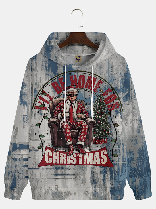 Trump I'll Be Home For Christmas Hoodie Sweatshirt