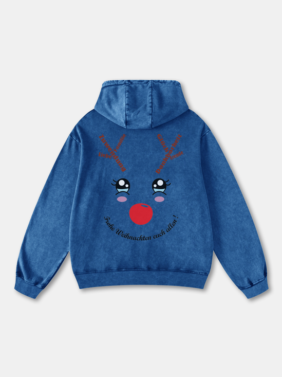 Christmas Reindeer Hoodie Sweatshirt