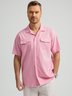 Hardaddy® Cotton Plain Flap Pockets Short Sleeve Casual Shirt