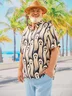Big Size Halloween Ghost Short Sleeve Hawaiian Shirt