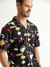 Hardaddy® Cotton Mid-Century Geo Pattern Aloha Shirt