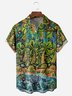 Coconut Tree Chest Pocket Short Sleeve Hawaiian Shirt