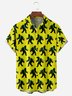 Hardaddy Chimpanzees Cinco De Mayo Chest Pocket Short Sleeve Casual Shirts