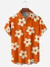 Hardaddy Floral Chest Pocket Short Sleeve Hawaiian Shirt