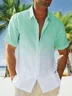 Hardaddy Gradient Color Short Sleeve Resort Shirt