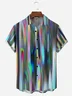 Hardaddy Laser Print Chest Pocket Short Sleeve Casual Shirt