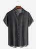 Hardaddy Gradient Color Chest Pocket Short Sleeve Casual Shirt