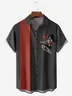 Pirates Chest Pocket Short Sleeve Bowling Shirt