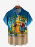 Hardaddy When Life Hands You Lines Find Someone With Tequila And Salt Vintage Motivated Quote Parrot Chest Pocket Short Sleeve Hawaiian Botton Down Shirt