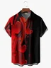 Hardaddy Valentine Day Shirts For Men Valentine's Day Chest Pocket Short Sleeve Casual Shirt