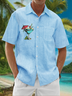Hardaddy Cotton Cocktail Print Casual Shirt