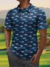 Hardaddy Moisture-wicking Golf Polo Shark