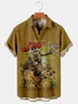 Men's Printed Casual Short Sleeve Hawaiian Shirt By David Lozeau