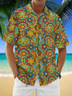 Hardaddy Cotton Ethnic Geometric Oxford Shirt
