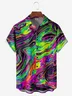Hardaddy Moisture-wicking Abstract Textured Chest Pocket Casual Shirt