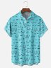 Hardaddy Moisture-wicking Abstract Geometric Chest Pocket Casual Boob Shirt For Men