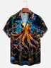 Hardaddy Moisture-wicking Octopus Hawaiian Shirt