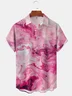 Moisture-wicking Abstract Diffusion Texture Chest Pocket Hawaiian Shirt