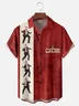 Moisture-wicking I'll Be Home For Christmas Chest Pocket Bowling Shirt