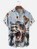 Moisture-wicking Kentucky Derby Horse Race Chest Pocket Casual Shirt
