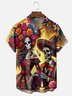 Moisture Wicking Cinco De Mayo Big Hat Skull Chest Pocket Hawaiian Shirt