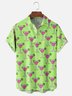 Moisture-wicking Funky Cocktail Chest Pocket Hawaiian Shirt