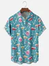 Moisture-wicking Cocktail Chest Pocket Hawaiian Shirt