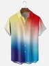 Moisture Wicking Ombre Chest Pocket Hawaiian Shirt