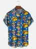 Moisture Wicking Taco Burrito Wrestling Mask Chest Pocket Hawaiian Shirt