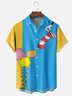 Moisture-wicking Seuss Art Illustration Young Chest Pocket Bowling Shirt