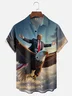 Moisture-wicking Trump Eagle Patriotic Chest Pocket Casual Shirt