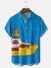Moisture-wicking Music Band Chest Pocket Casual Shirt