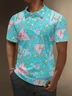 Moisture Wicking Star Geometry Spaceship Golf Polo