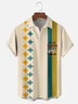 Moisture-wicking Bowling Ball Chest Pocket Bowling Shirt